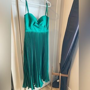 Elle Zeitoune Hailey Dress Palm Green Size 12